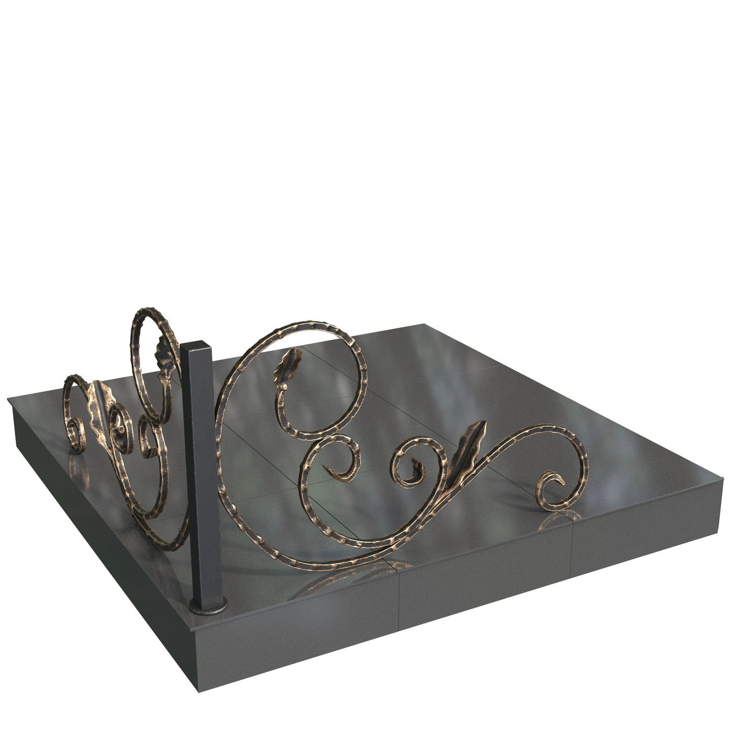 Кованая ограда 12