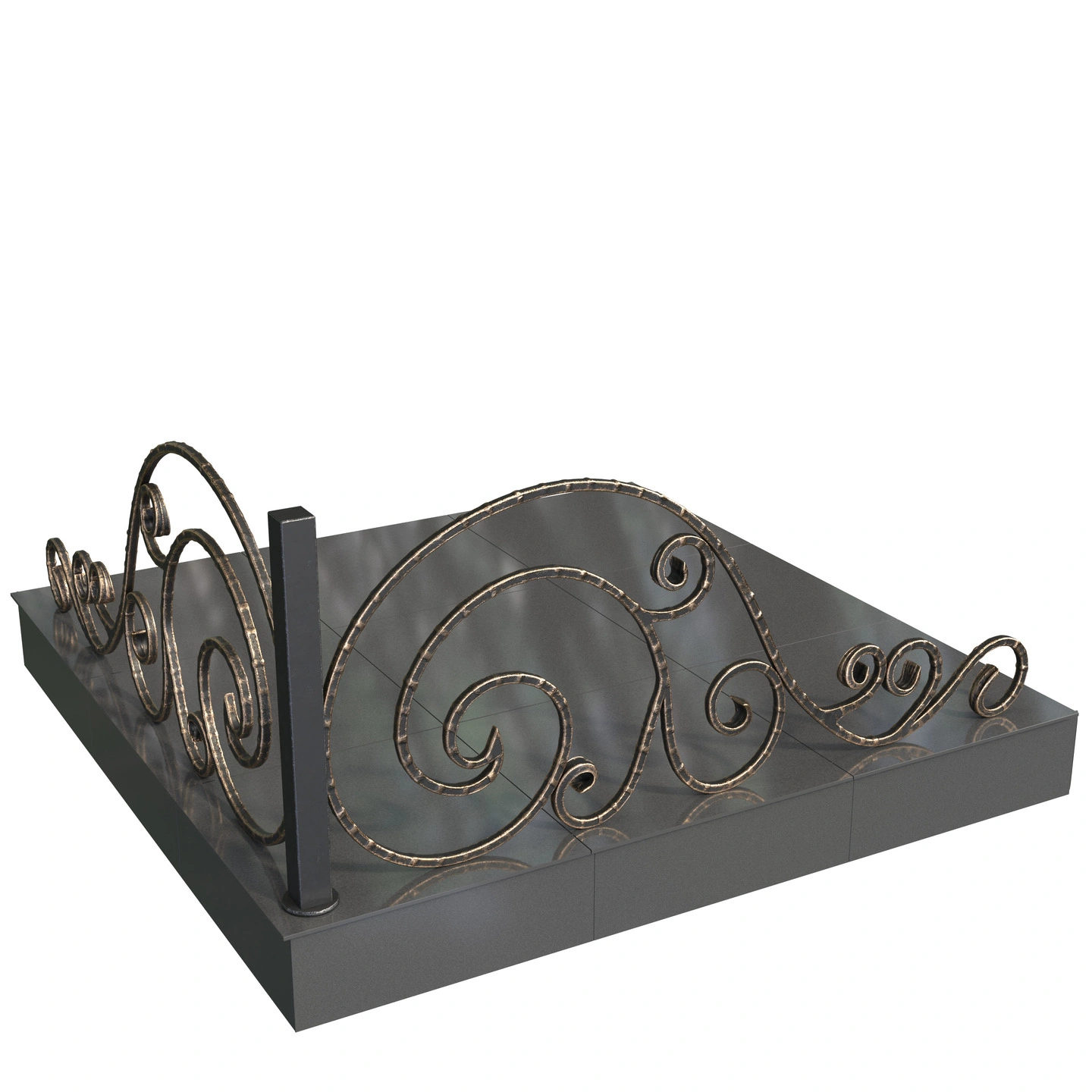 Кованая ограда 16