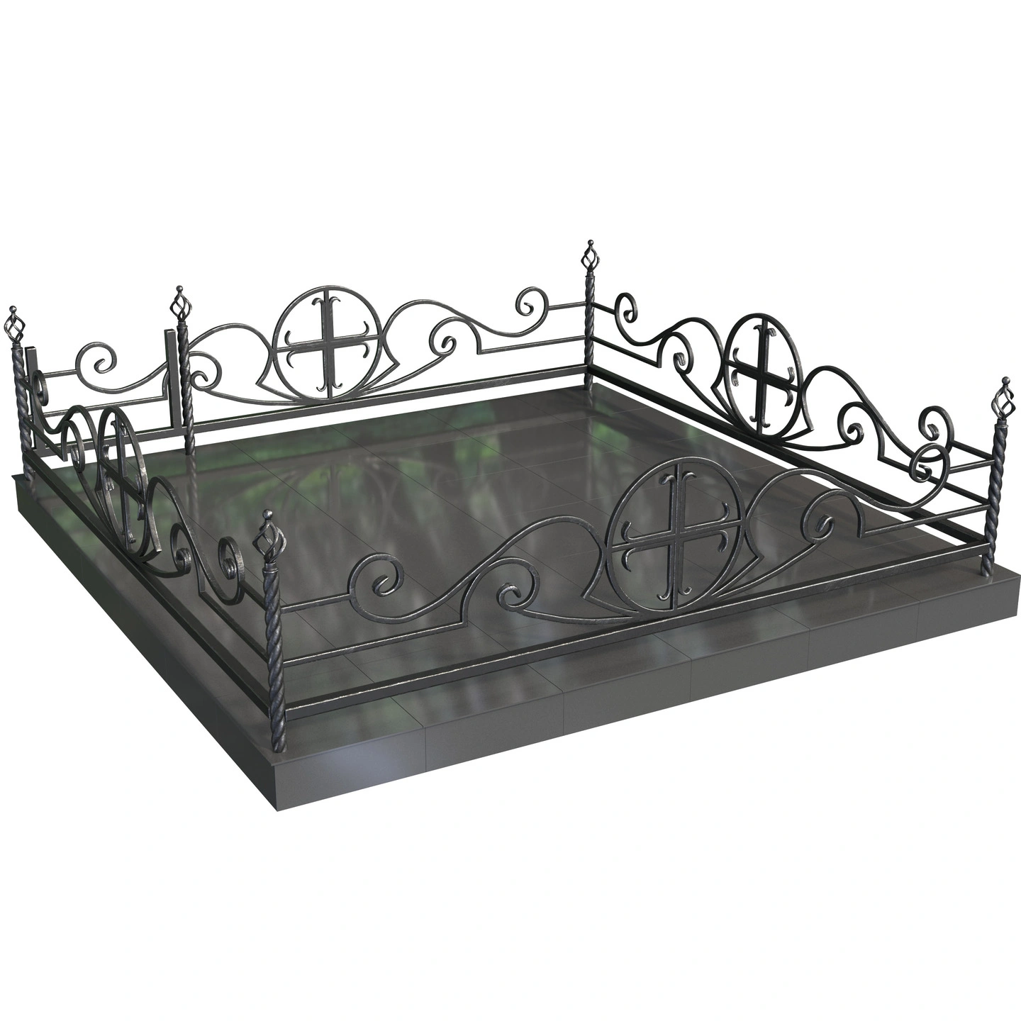 Кованая ограда 3